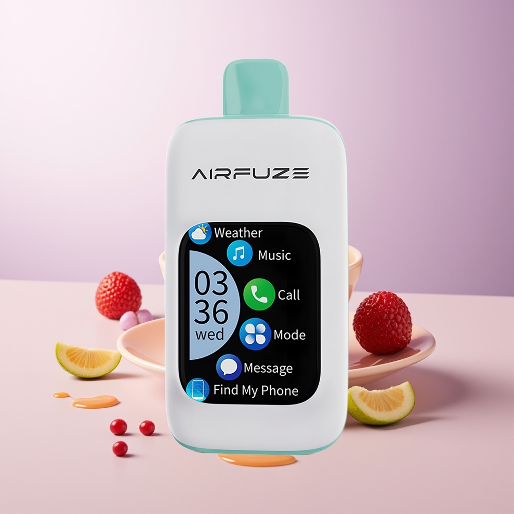 AirFuze Smart 30000 puffs 5 TFT Explosão Frutal do Arco-Íris