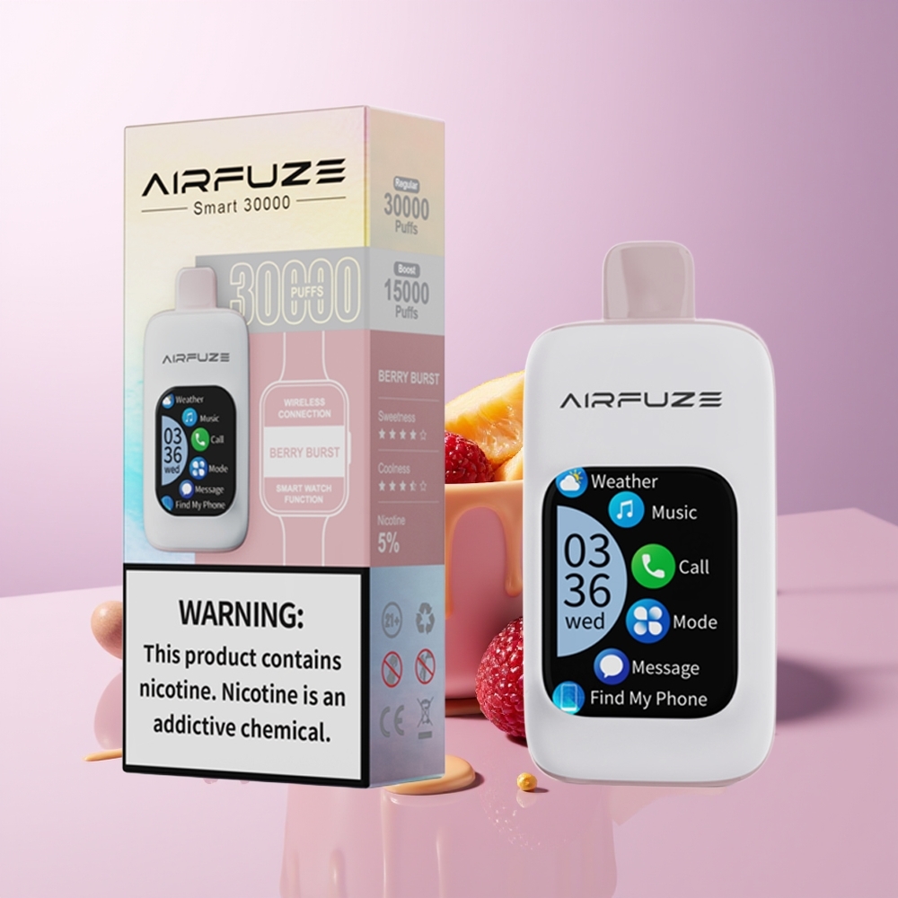 AirFuze Smart 30000 puffs 5 TFT Explosão de Frutas Vermelhas