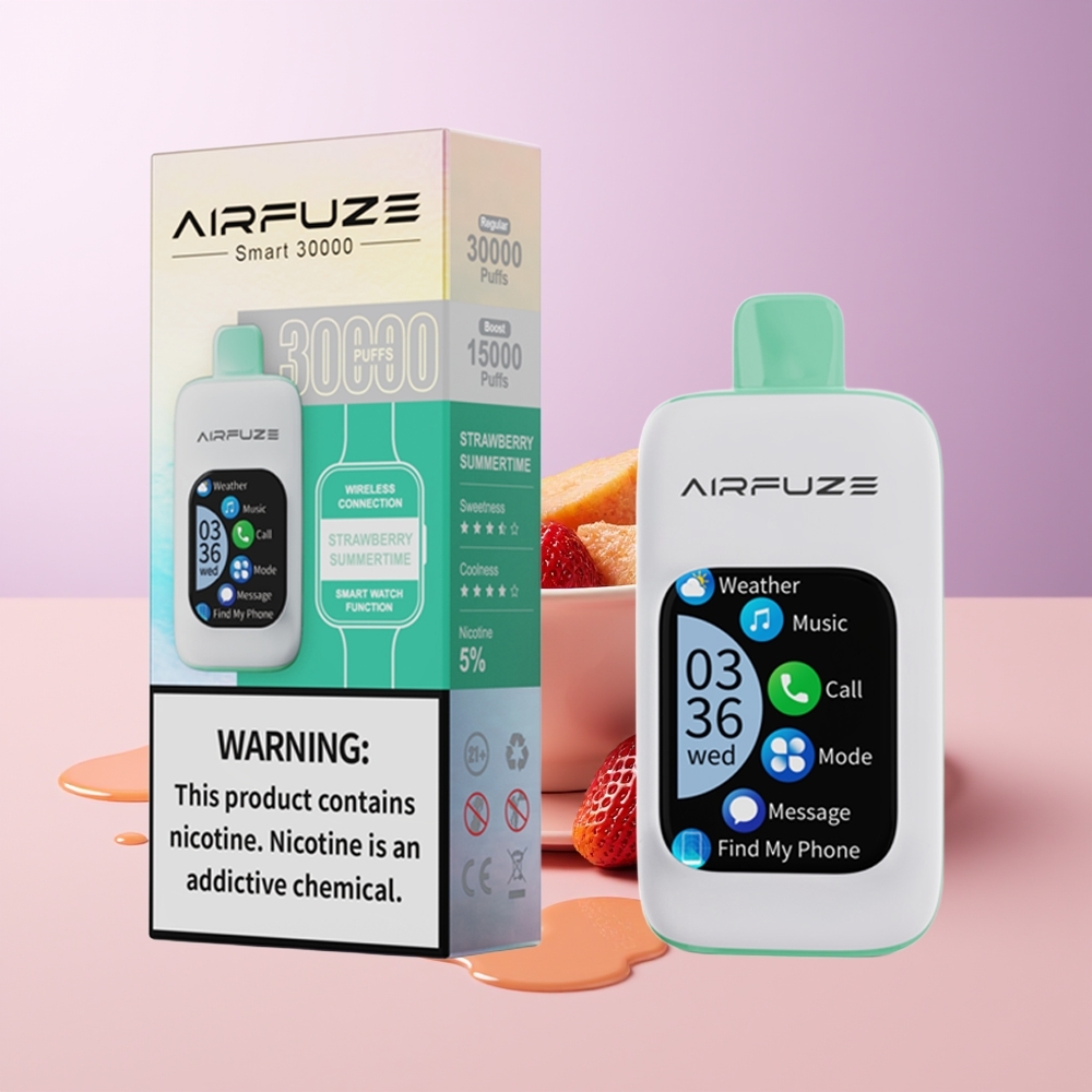 AirFuze Smart 30000 puffs 900mAh Type-C Morango Verão