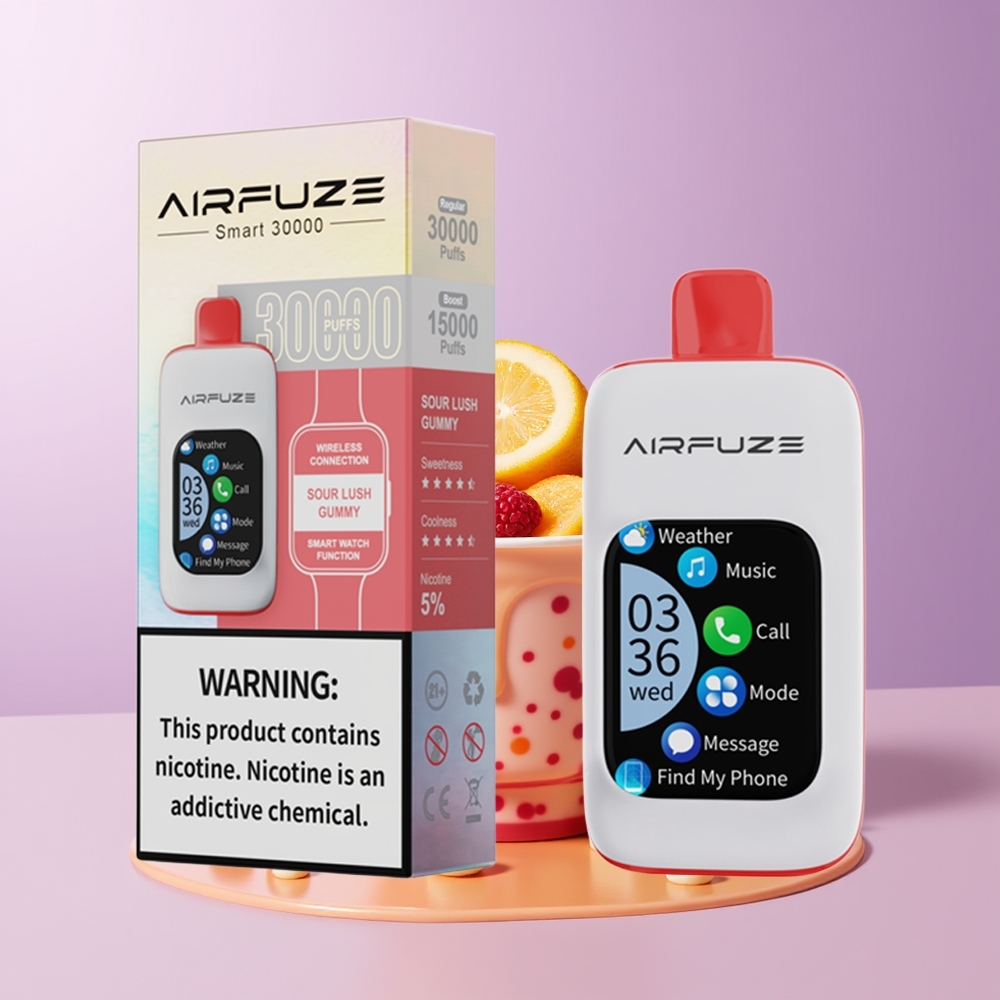 AirFuze Smart 30000 puffs TFT Type-C Goma Azeda Doce