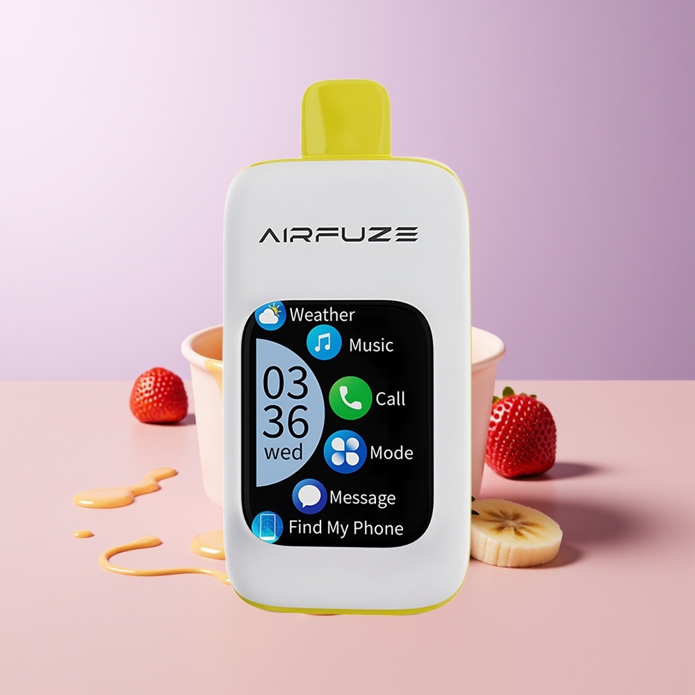 AirFuze Smart 30000 puffs TFT Type-C Morango Banana