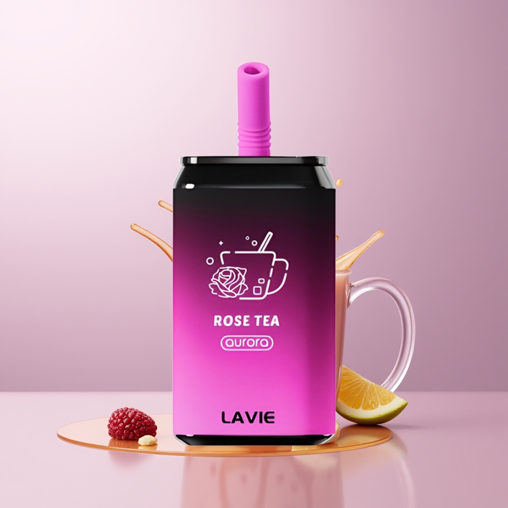 LAVIE Aurora 11000 puffs 22ML Chá de Rosa Vape Descartável