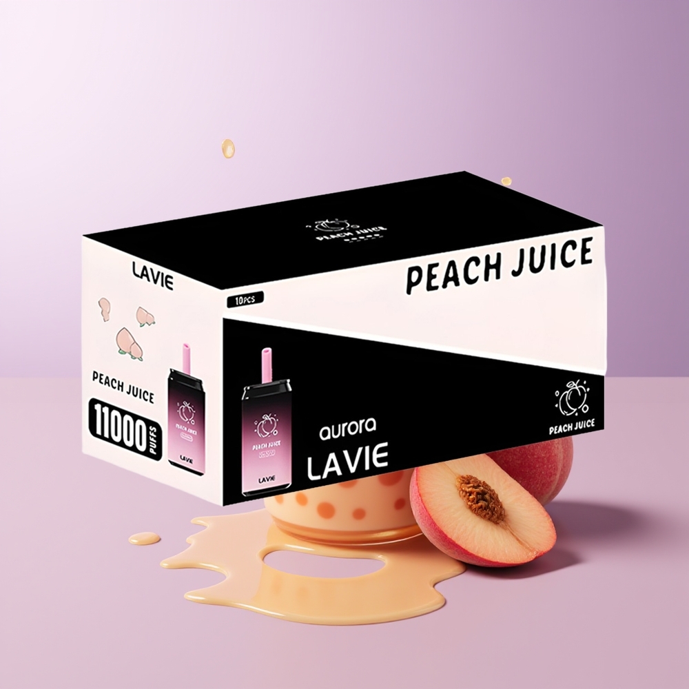 LAVIE Aurora 11000 puffs 22ML Suco de Pêssego