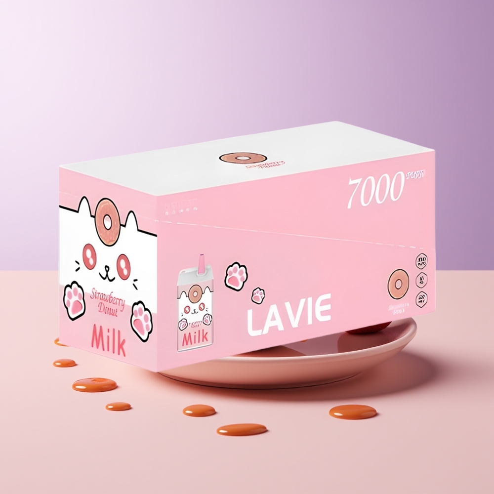 LAVIE Milk 7000 puffs 16ML Donut de Morango