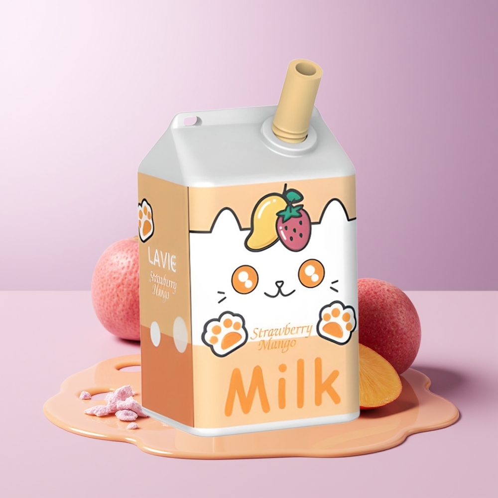 LAVIE Milk 7000 puffs 16ML Morango Manga