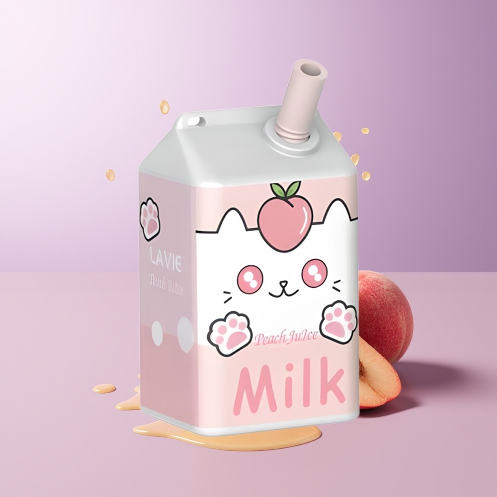 LAVIE Milk 7000 puffs 16ML Suco de Pêssego