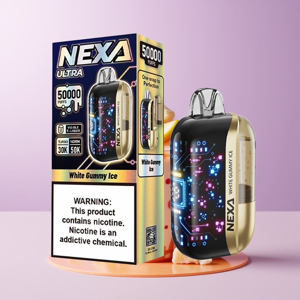 NEXA Ultra 50000 puffs 20ml 5 Goma de Ursinho Branco Gelo
