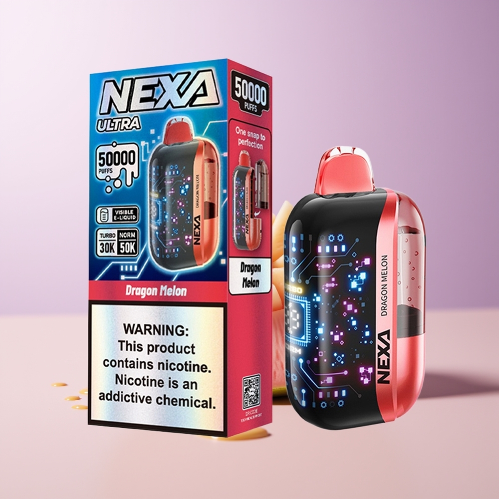 NEXA Ultra 50000 puffs 20ml 5 Melão Dragão Vape Descartável