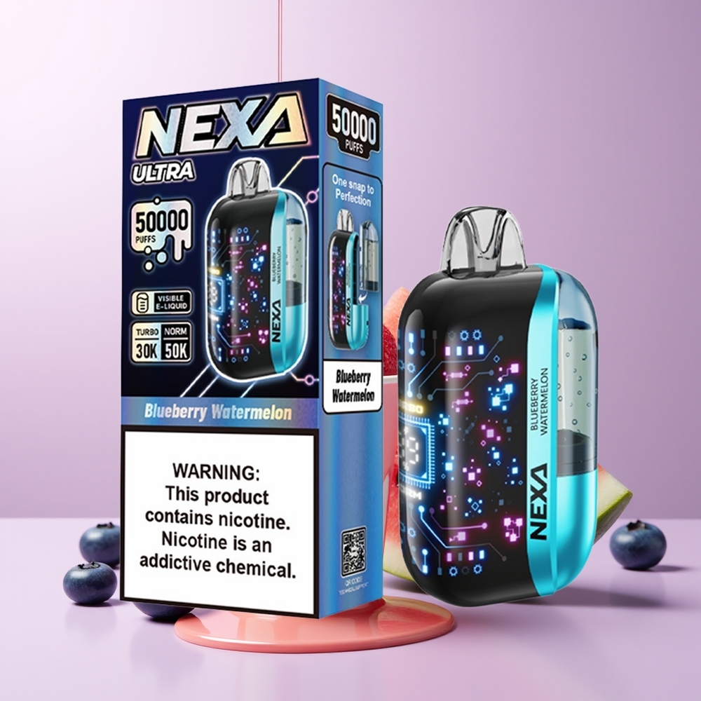 NEXA Ultra 50000 puffs 20ml 5 Nicotina Mirtilo Melancia