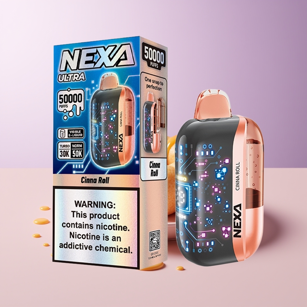 NEXA Ultra 50000 puffs 20ml Cinna Roll Canela
