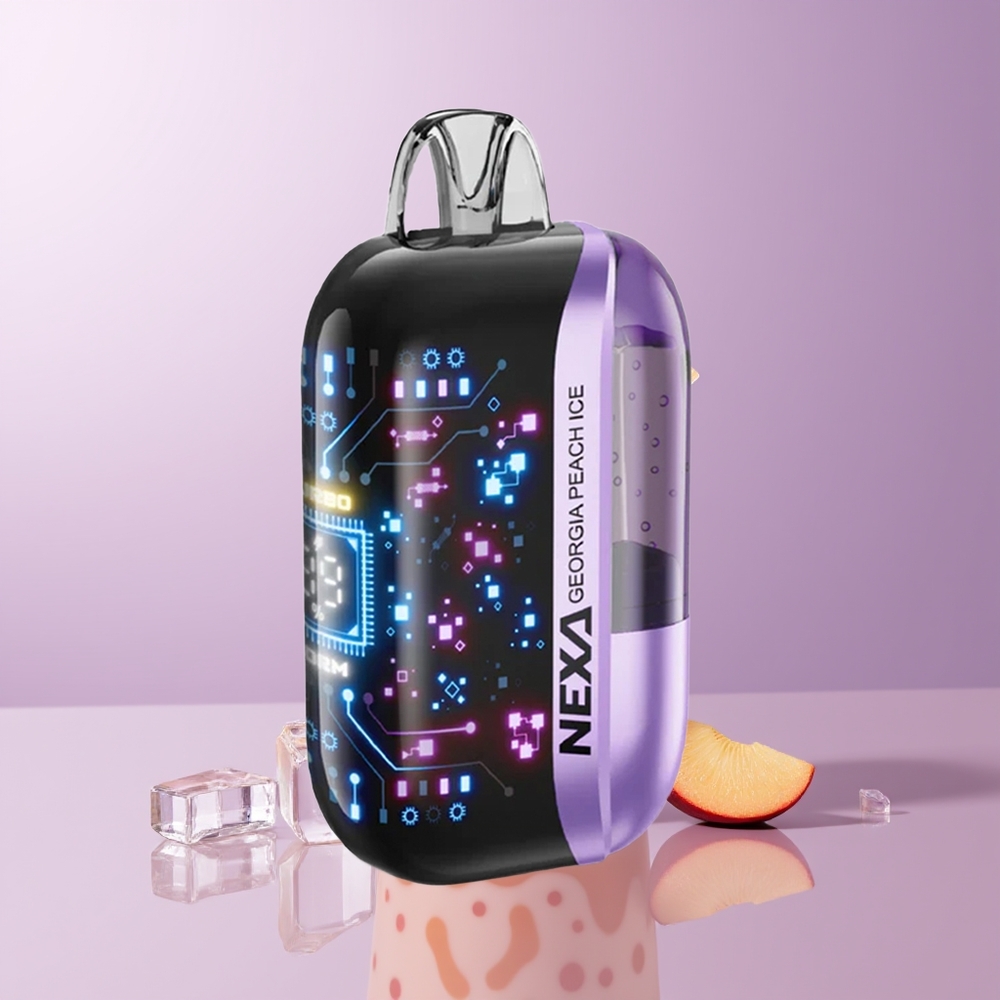 NEXA Ultra 50000 puffs 20ml Display Pêssego da Geórgia Gelo