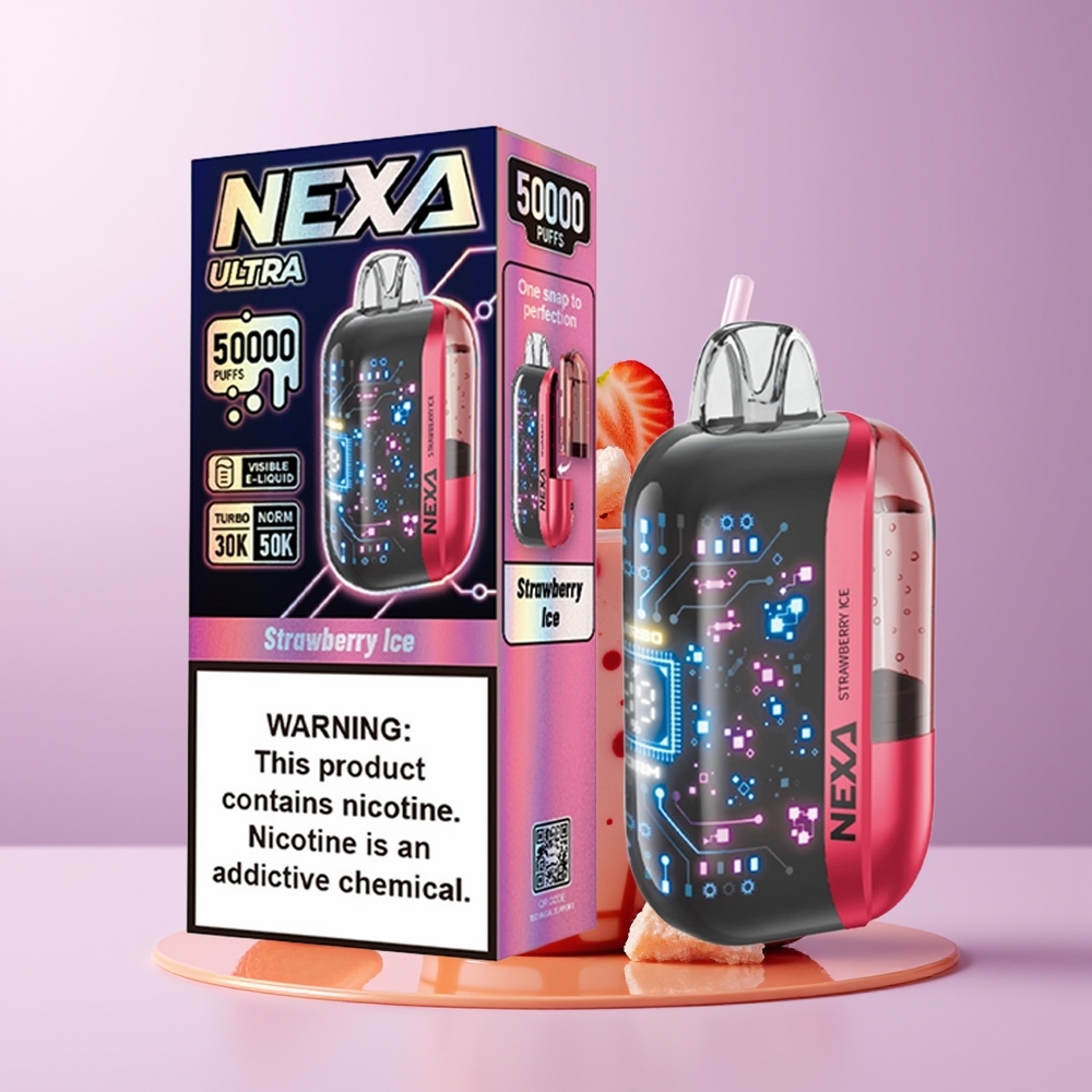 NEXA Ultra 50000 puffs 20ml Morango Gelo