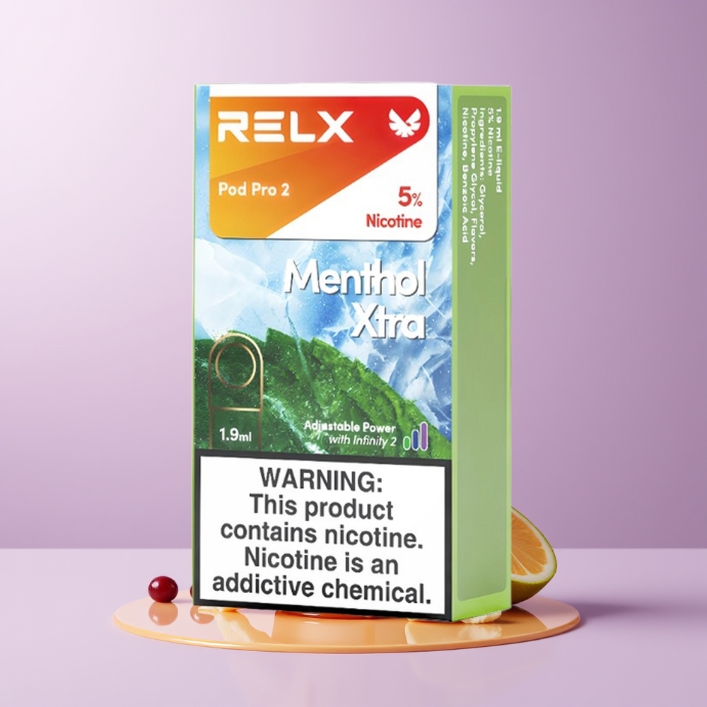 RELX Pod Pro 2 600 Bocadas 19ml Mentolado Xtra