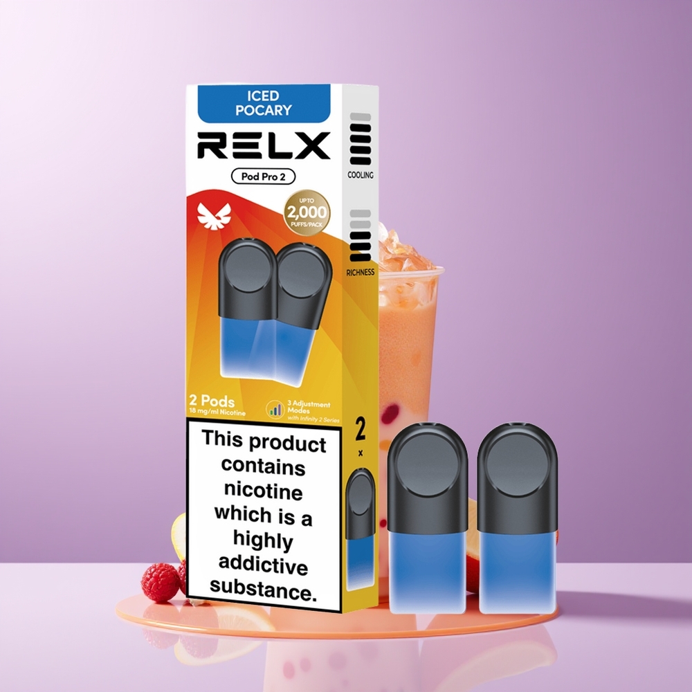 RELX Pod Pro 2 600 Tiros 19ml Bebida-Gelo Pocary
