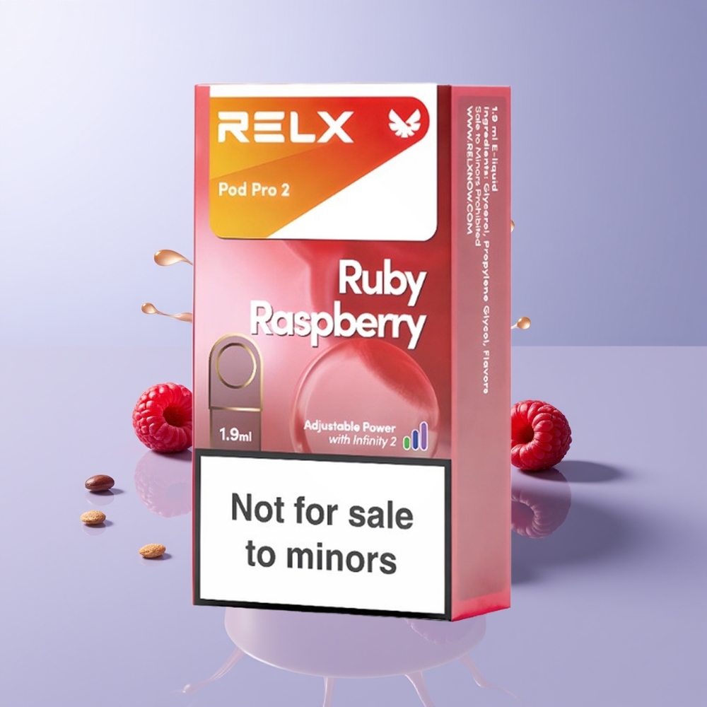 RELX Pod Pro 2 600 bocadas 19ml Framboesa Azul