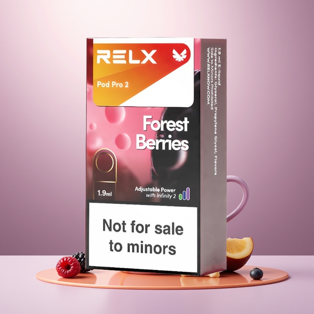 RELX Pod Pro 2 600 bocadas 19ml Frutas da Floresta