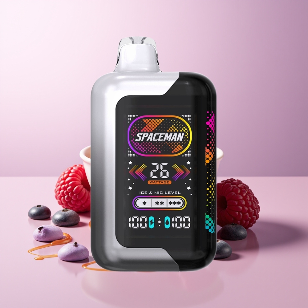 SMOK SPACEMAN SP40000 2BOCAS 1000mAh20ml Blackberry Razz Amora Framboesa