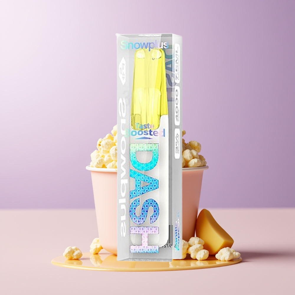 Snowplus Dash 4000 puffs Cerâmica 75ml Baunilha Pipoca