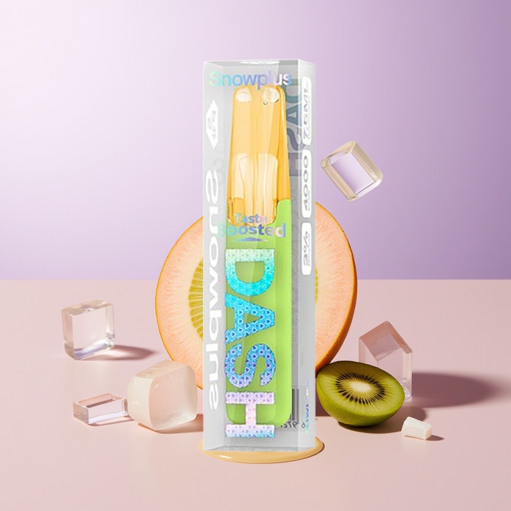 Snowplus Dash 4000 puffs Cerâmica 75ml Kiwi Gelo