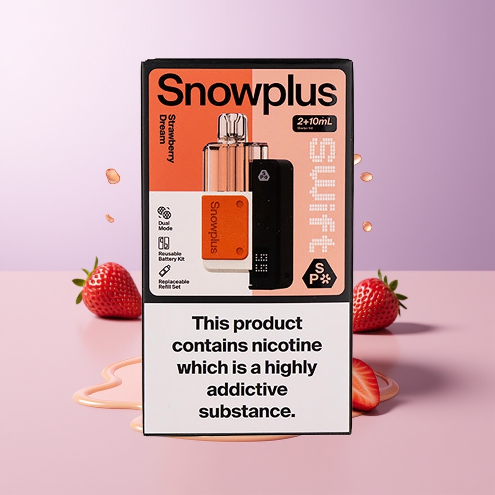 Snowplus Swift 5000 puffs Dual Mesh 1000 mAh Sonho de Morango