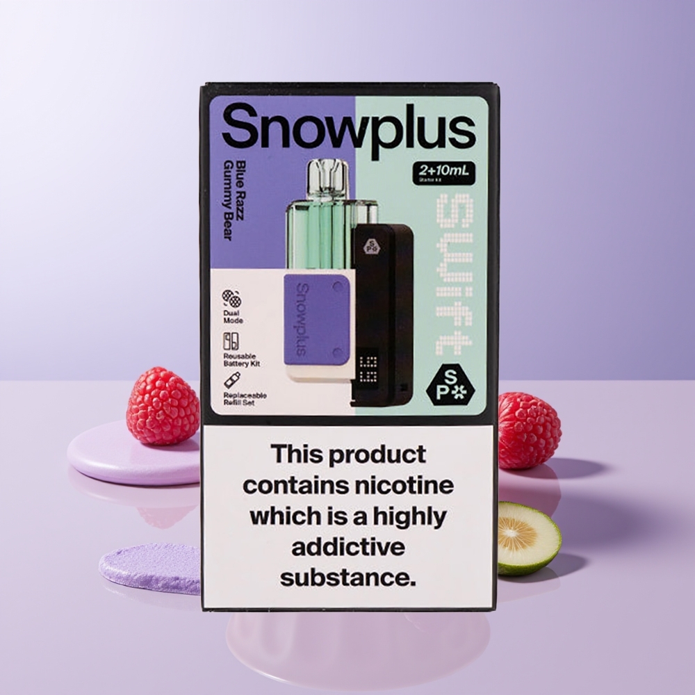 Snowplus Swift 5000 puffs Dual Mesh 1000 mAh Uva Goma de Urso Azul
