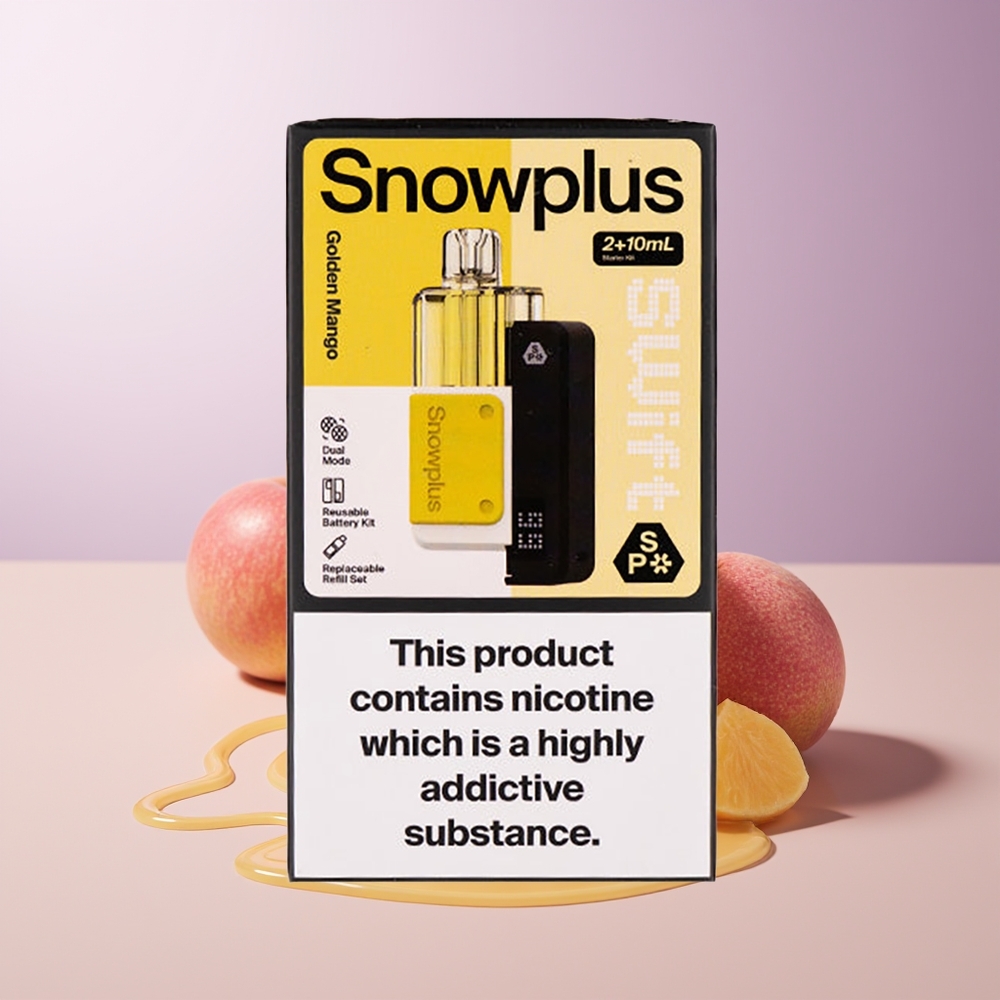 Snowplus Swift 5000 puffs Dual Mesh Manga Dourada