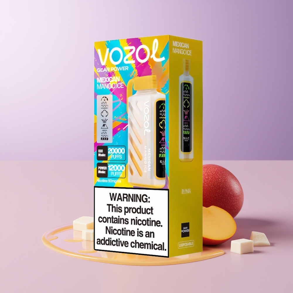 VOZOL Gear Power 20000 puffs Dual Mesh Coil Manga Mexicana Gelo