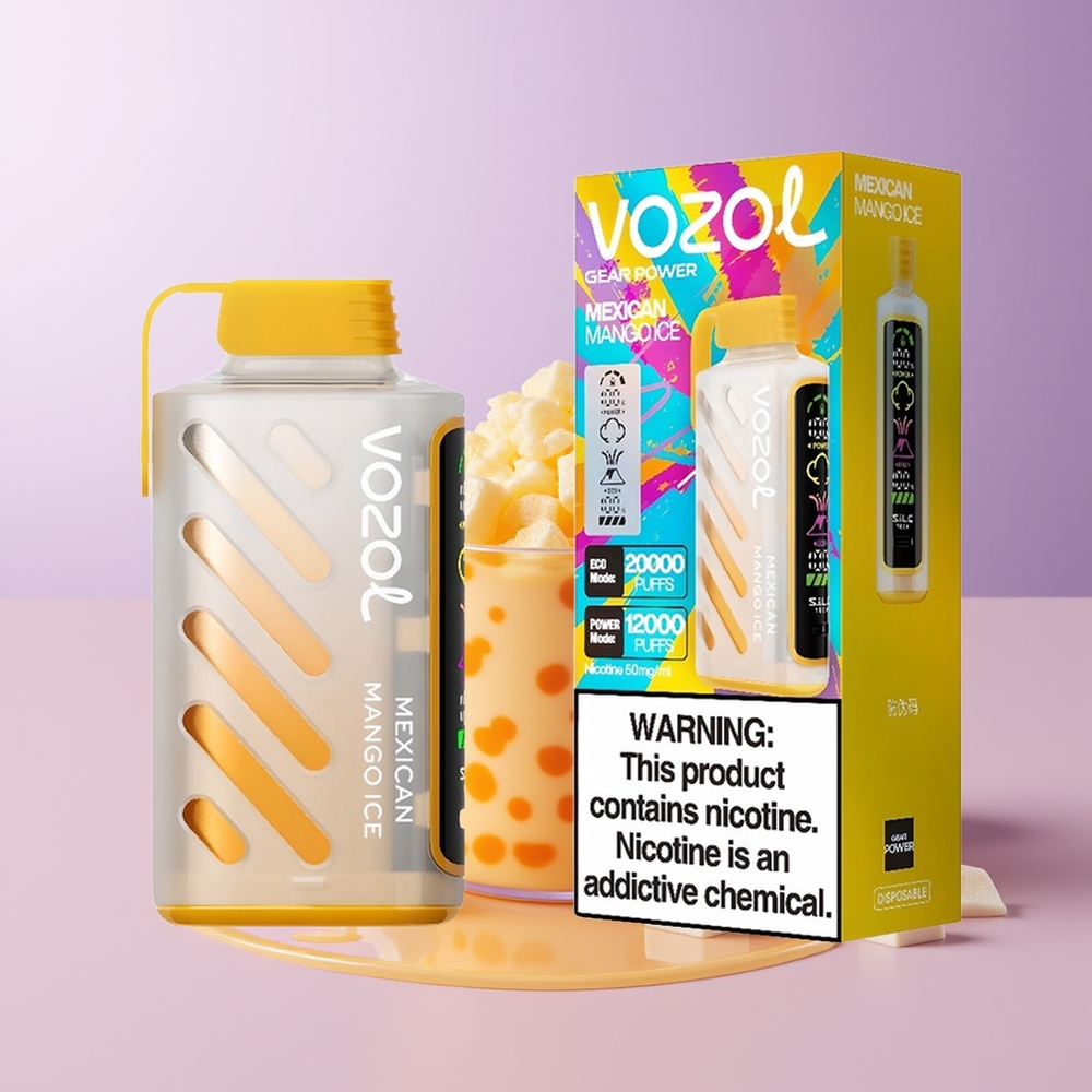 VOZOL Gear Power 20000 puffs Dual Mesh Coil Manga Mexicana Gelo