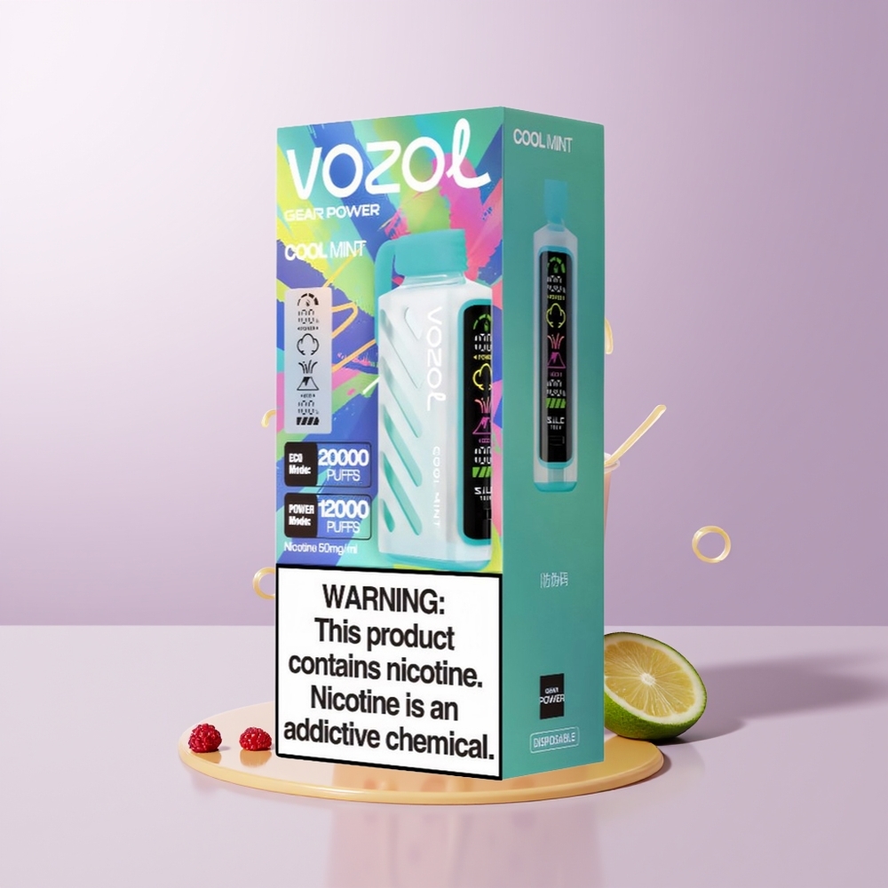 VOZOL Gear Power 20000 puffs Dual Mesh Menta Refrescante
