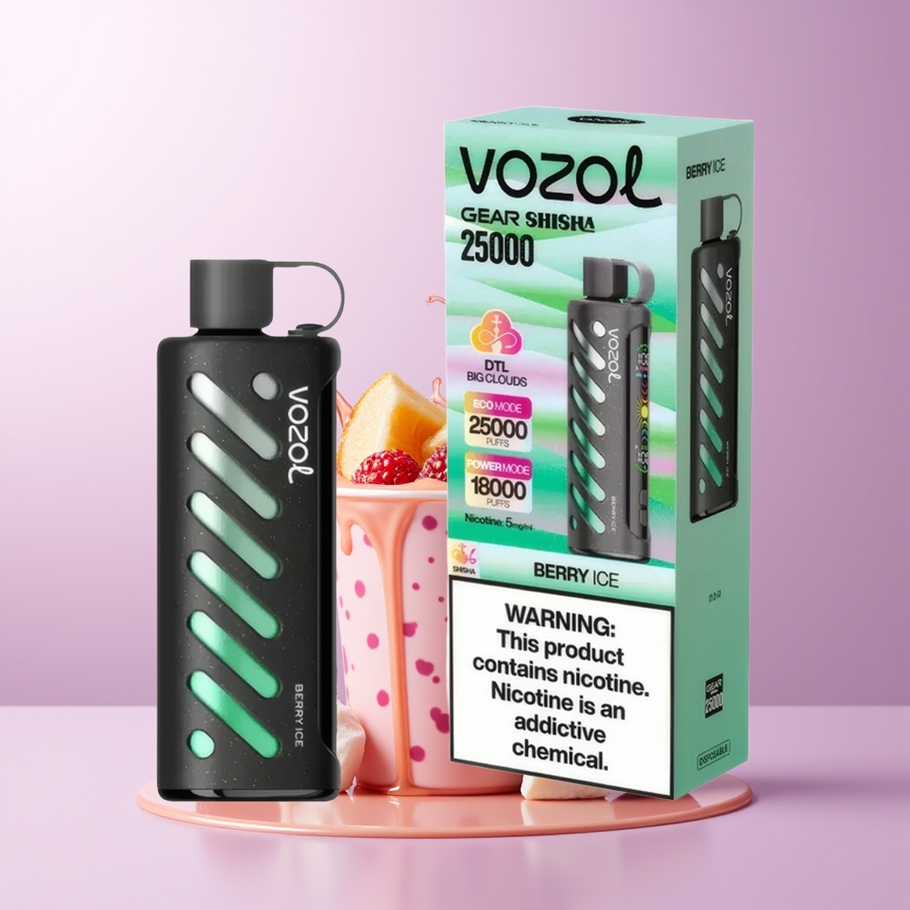 VOZOL Gear Shisha 25000 puffs Dual Mesh Bagas Gelo