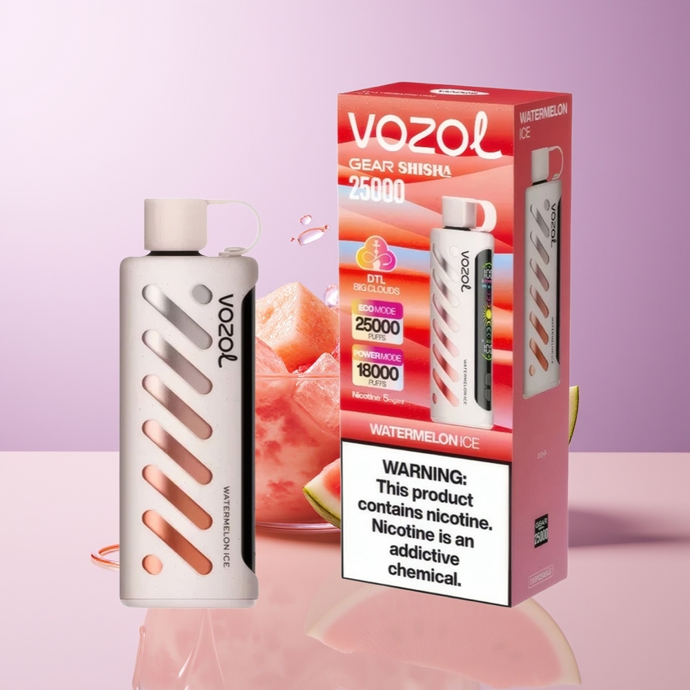 VOZOL Gear Shisha 25000 puffs Dual Mesh Melancia Gelo