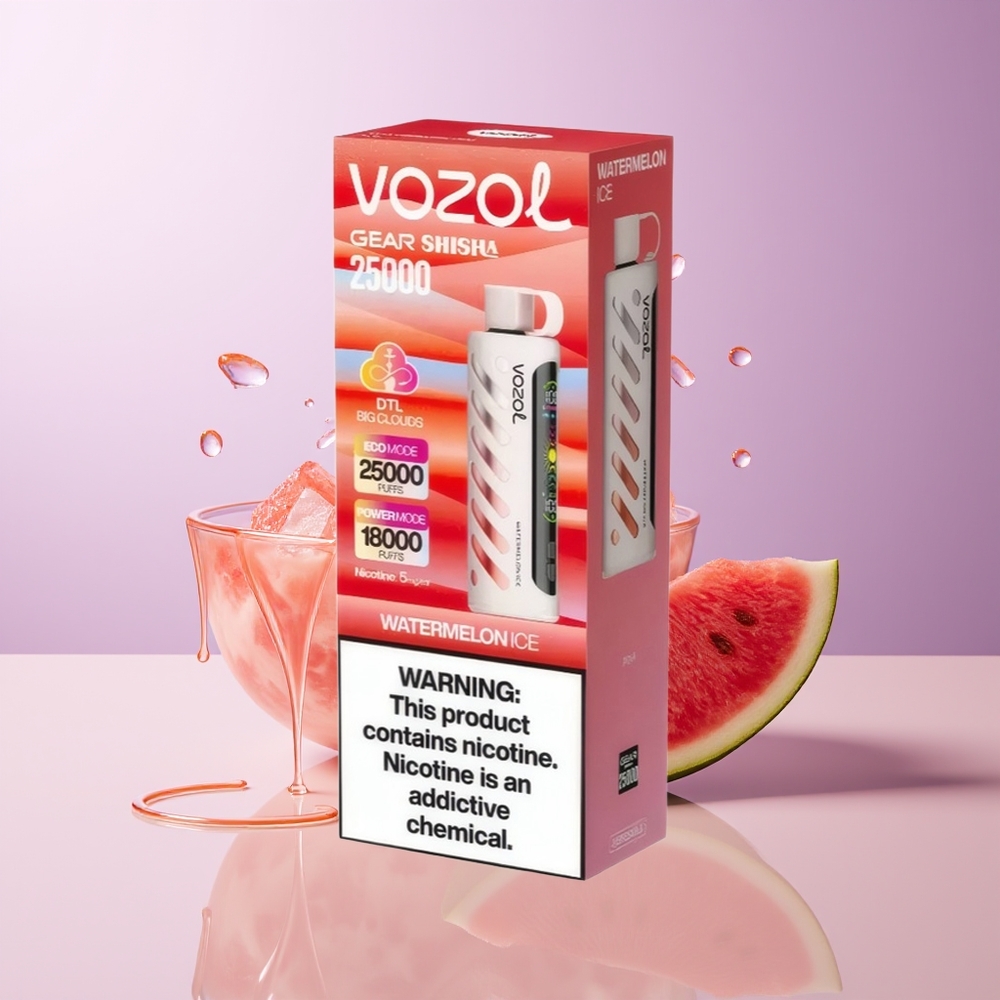 VOZOL Gear Shisha 25000 puffs Dual Mesh Melancia Gelo