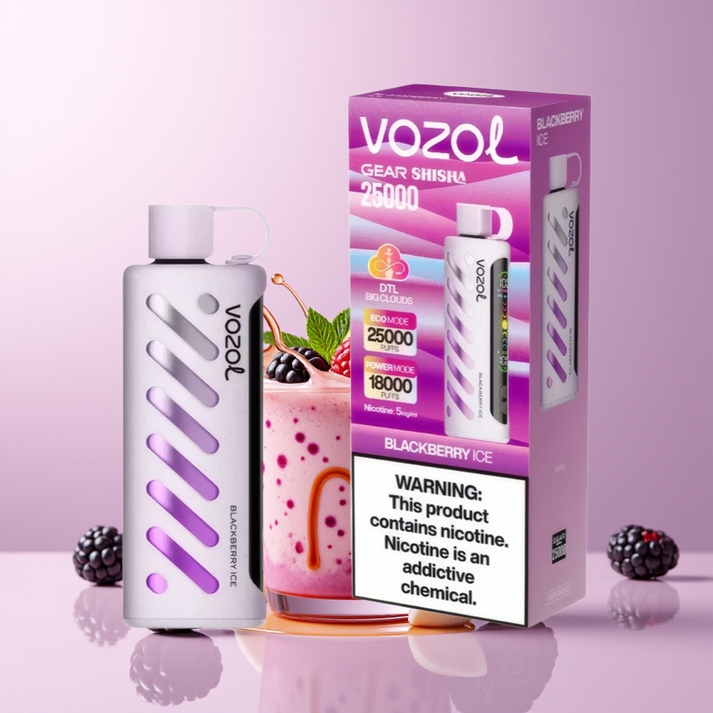 VOZOL Gear Shisha 25000 puffs Dual Mesh Modes Amora Gelo