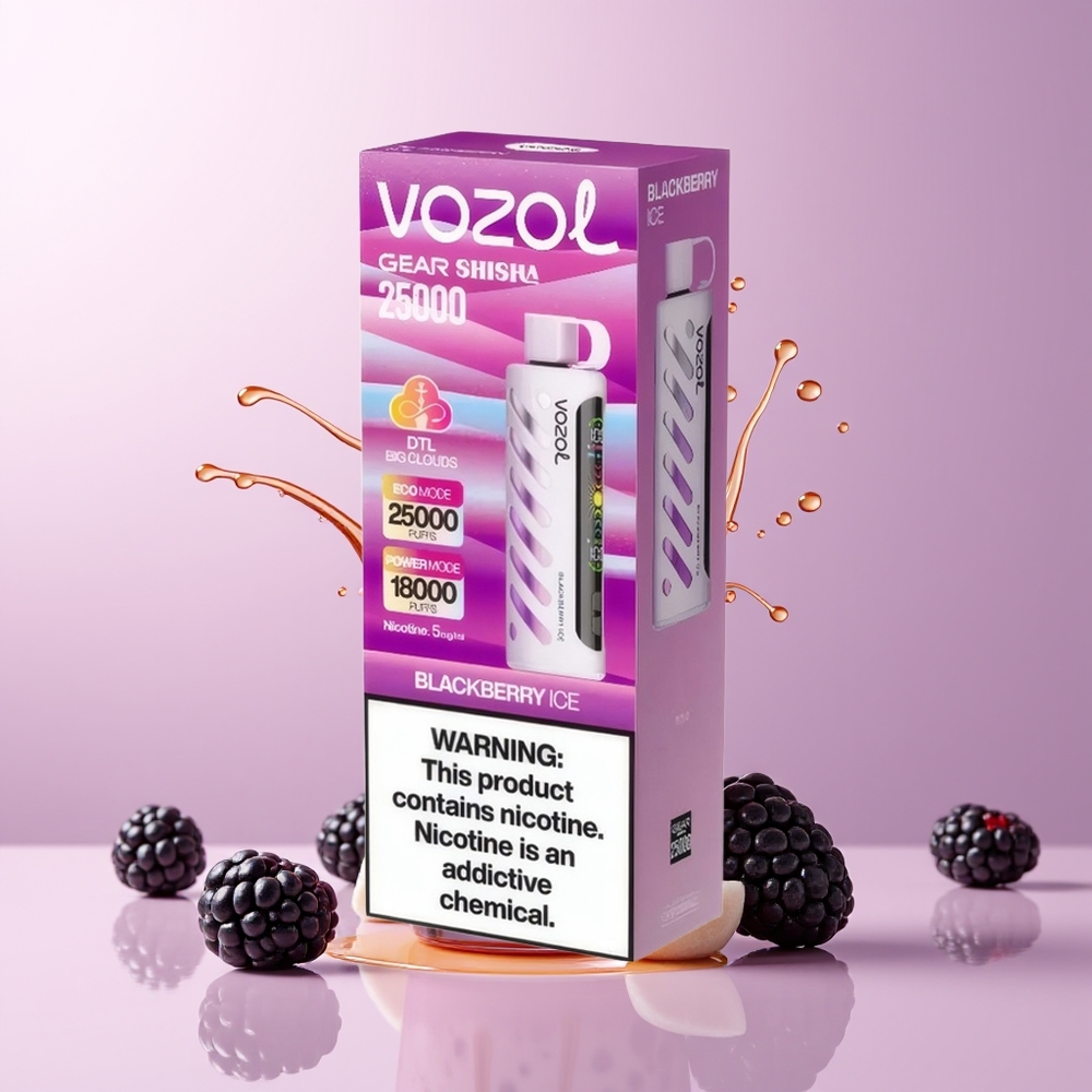 VOZOL Gear Shisha 25000 puffs Dual Mesh Modes Amora Gelo