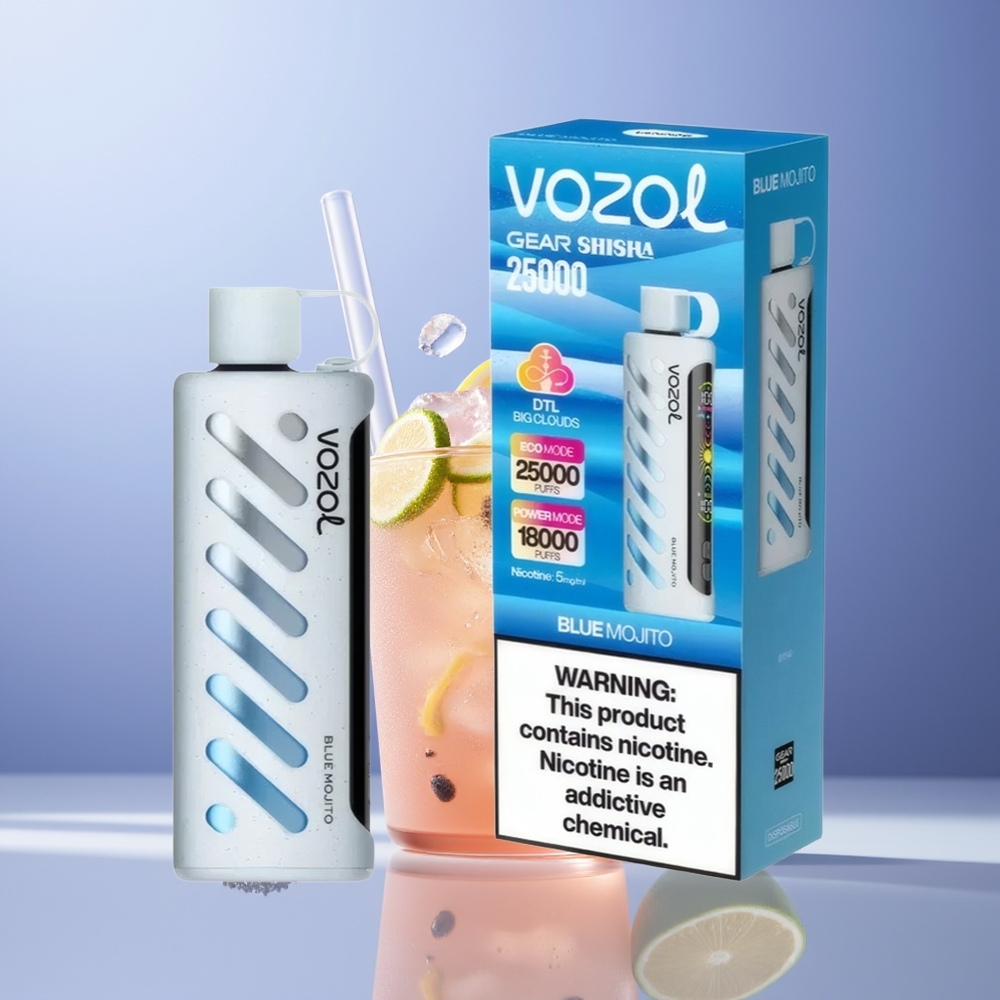 VOZOL Gear Shisha 25000 puffs Dual Mesh Mojito Azul