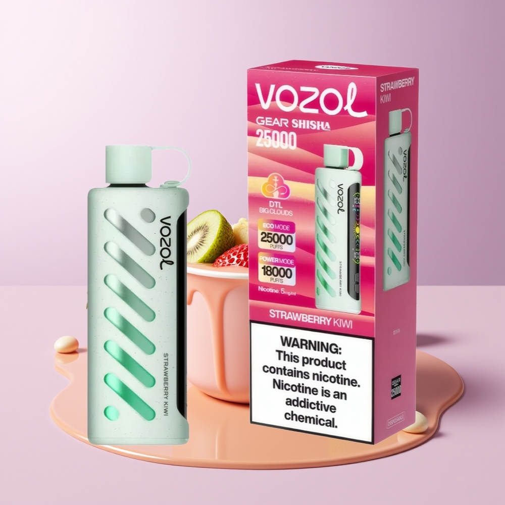 VOZOL Gear Shisha 25000 puffs Dual Mesh Morango Kiwi