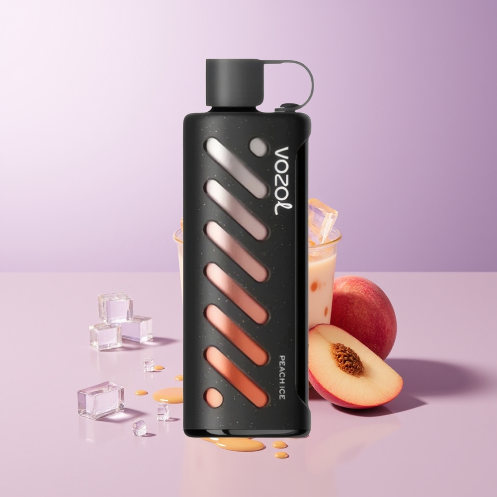 VOZOL Gear Shisha 25000 puffs Dual Mesh Pêssego Gelo