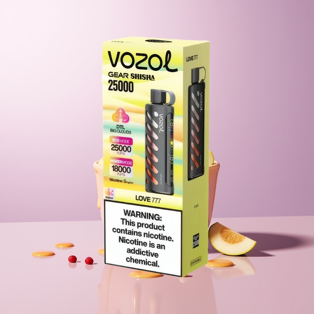 VOZOL Gear Shisha 25000 puffs Shisha Dual Mesh Amor 777