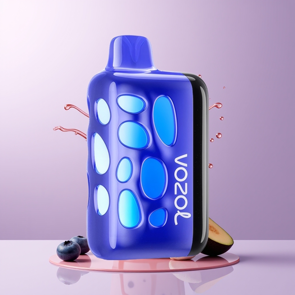 VOZOL RAVE 40000 80 Carregado em 20 Minutos Eclipse Animação Vaping Mirtilo Gelo