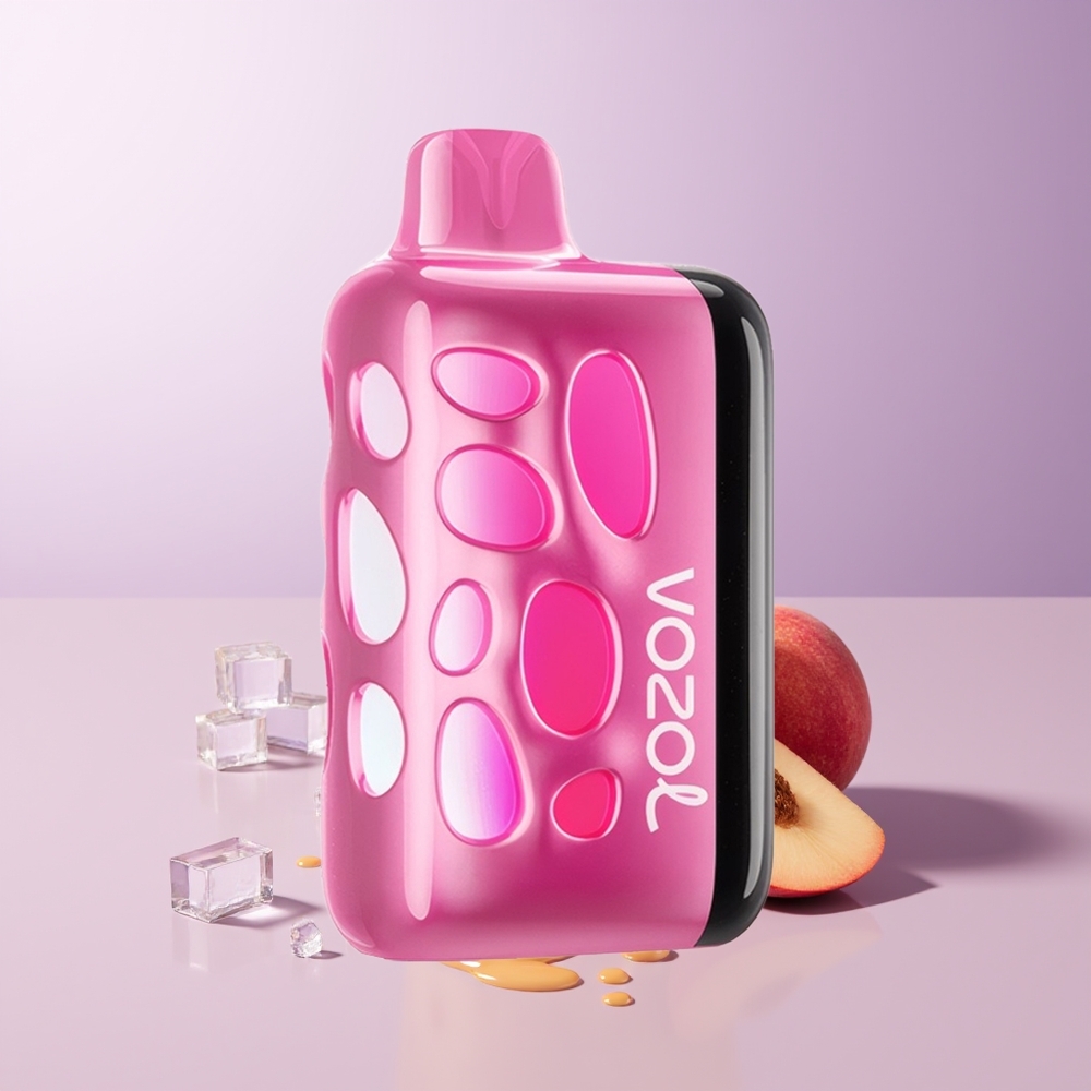 VOZOL RAVE 40000 Pêssego Gelo Eclipse Vaping Animation 1000mAh
