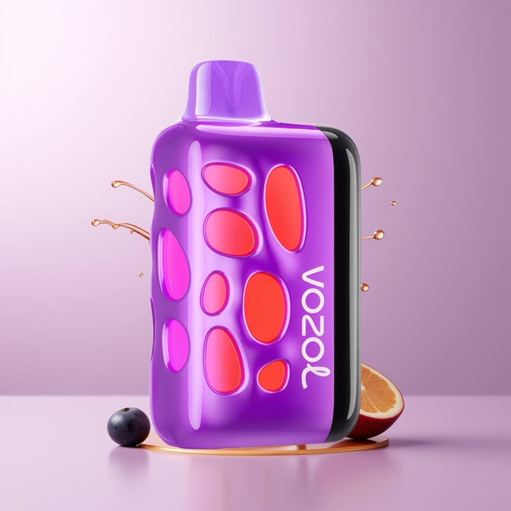 VOZOL RAVE 40000 Recarregável Rápido Bateria Grande Uva Gelo