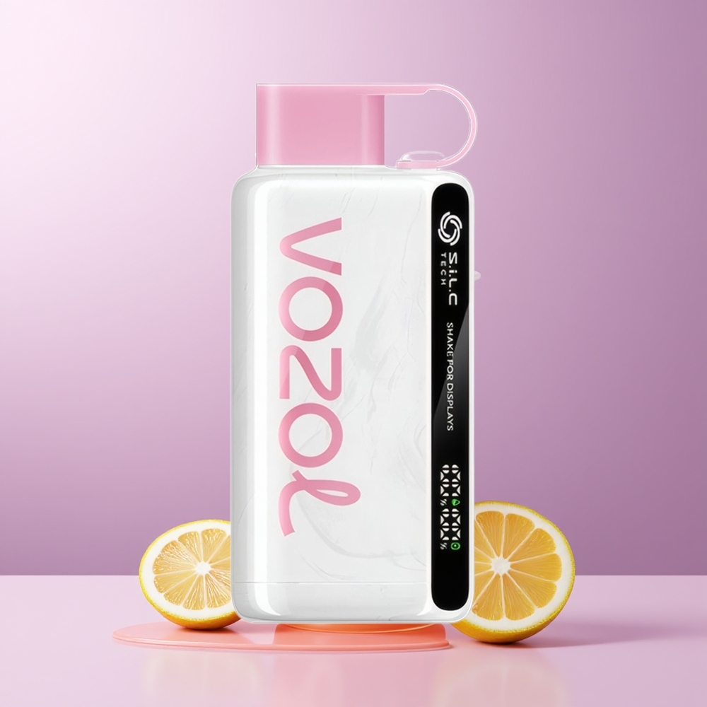 VOZOL STAR 9000/12000 Recarregável Rápido 650mAh Limonada Rosa Descartável