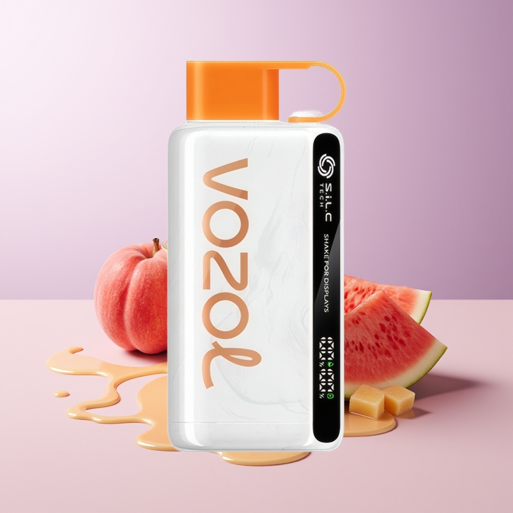 VOZOL STAR 9000/12000 Recarregável Rápido 650mAh Pêssego Manga Melancia