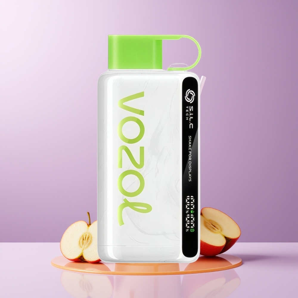 VOZOL STAR 9000/12000 Recarregável Rápido Maçã Azeda Gelo Vape Descartável