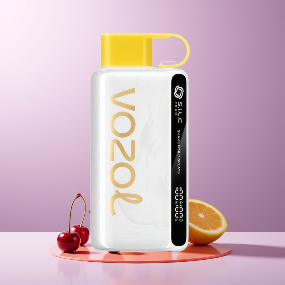 VOZOL STAR 9000/12000 puffs Recarga Rápida 30 Cereja Pêssego Limonada