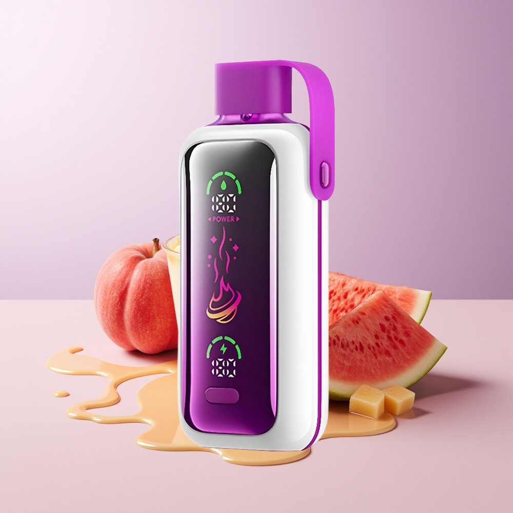VOZOL Star 20000 puffs Dual Mesh Pêssego Manga Melancia