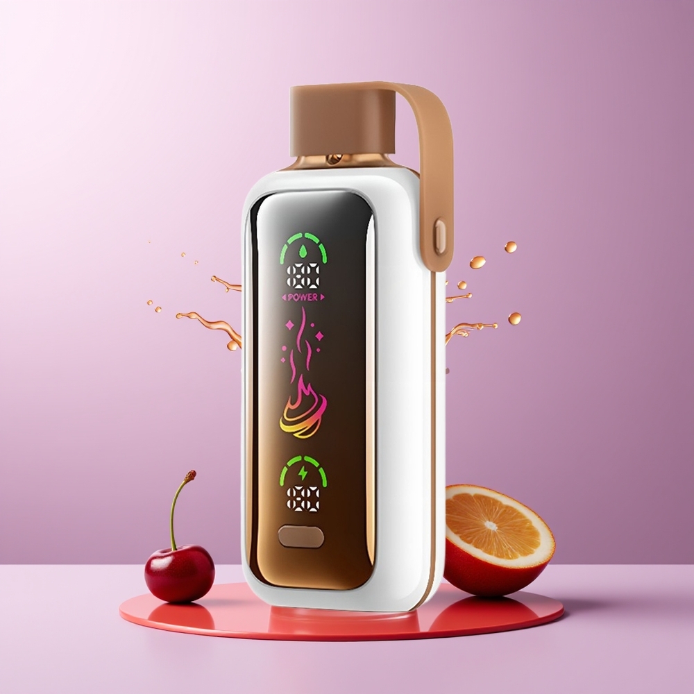 VOZOL Star 20000 puffs Tela Espelhada HD Duplo Mesh Cereja Cola