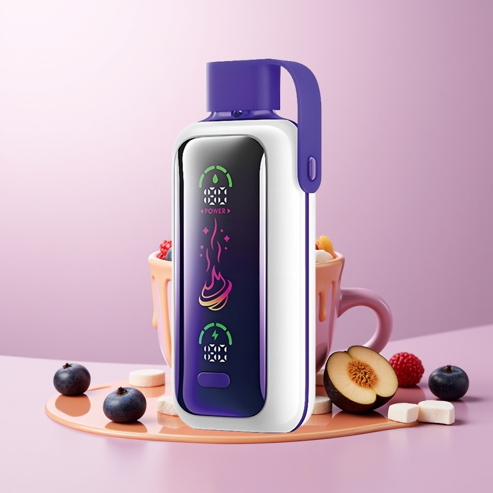 VOZOL Star 20000 puffs Tela HD Duplo Malte Frutas Vermelhas
