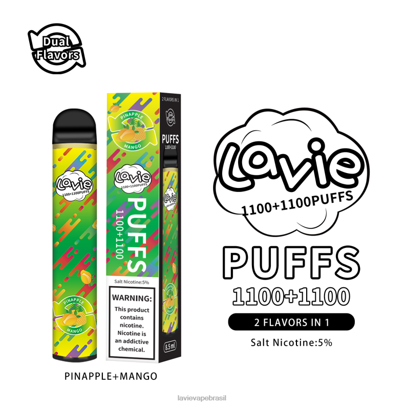 abacaxi/manga LAVIE BAR Switch 2.200 baforadas 6X422296 | Lavie Vape Preço