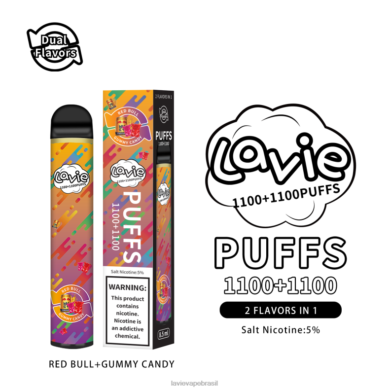 red bull/doce de goma LAVIE BAR Switch 2.200 baforadas 6X422299 | Lavie Vape Price